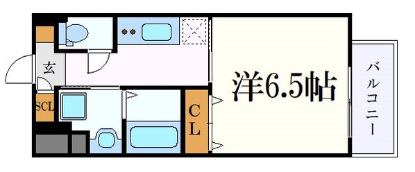 浅間町駅 徒歩1分 5階の物件間取画像